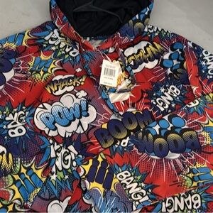 Colorful Comic Print Jacket